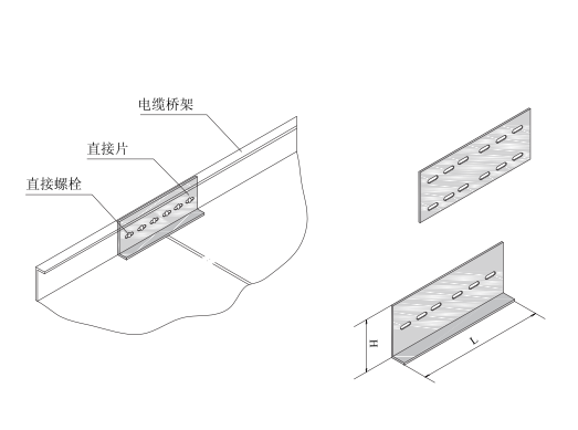 電纜橋架配件-直接片
